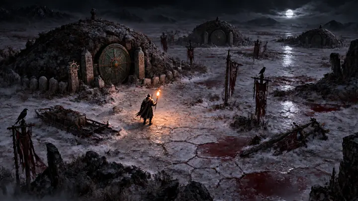 The Salt Barrows, concept art